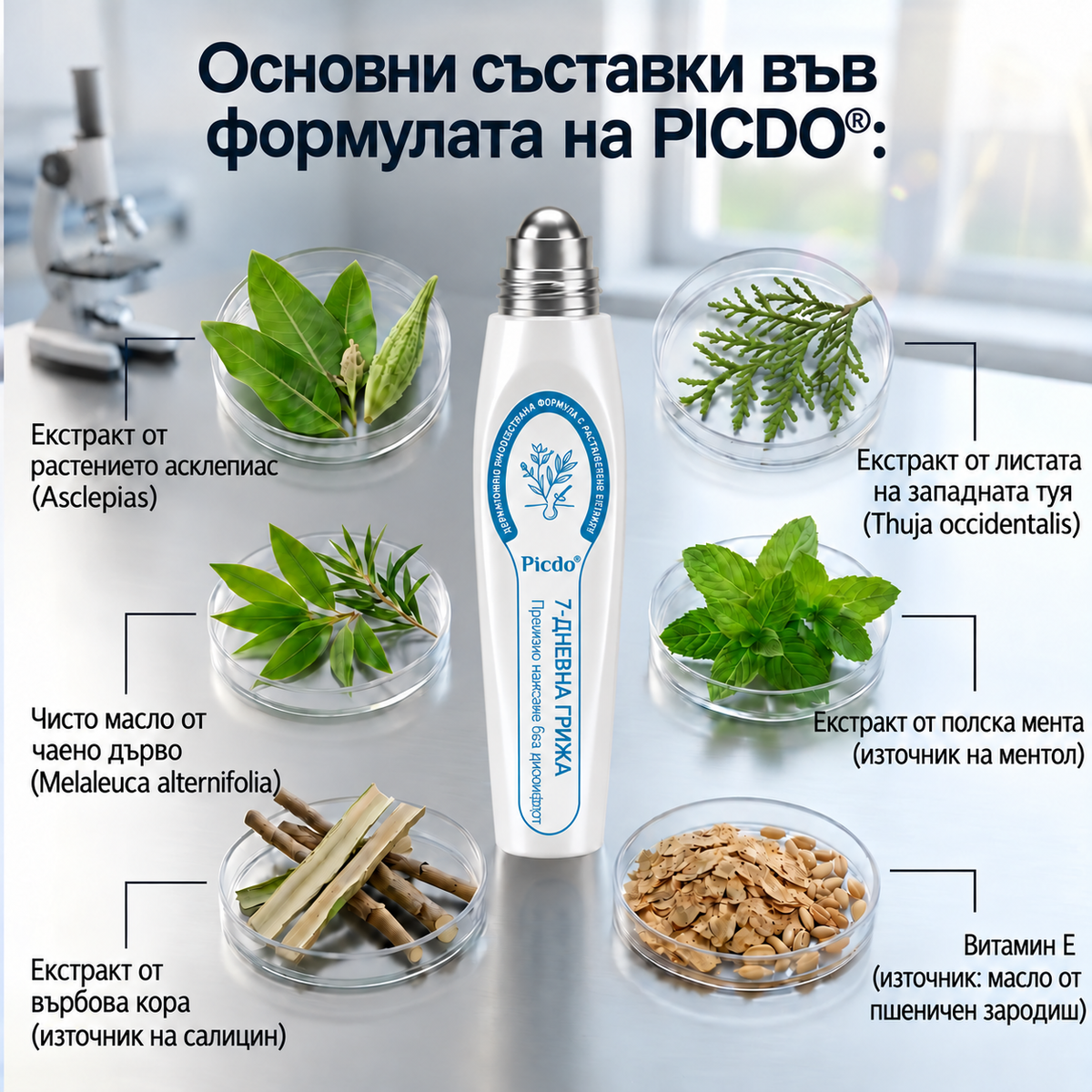 𝐏𝒊𝐜𝐝𝒐®🍒🍒 7-дневна рол-он писалка за премахване на пигментни петна и белези (Без болка, без образуване на нови белези – с ролков апликатор)💪